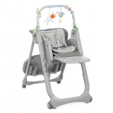 detská jedálenská stolička Polly Magic Relax Graphite